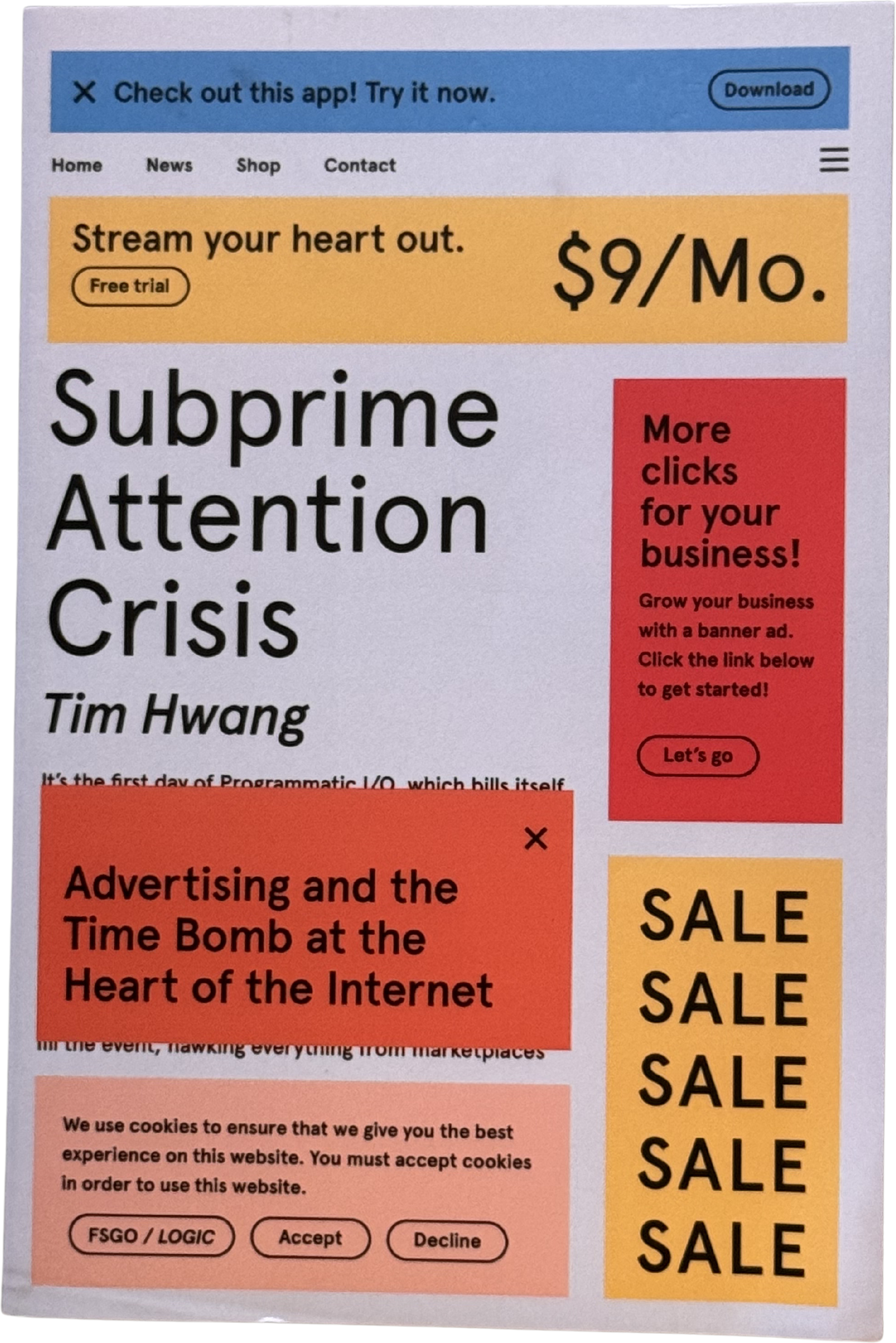 Subprime Attention Crisis